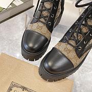 Gucci Canvas Beige Boot - 5