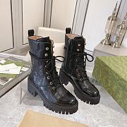 Gucci Leather Black Boot - 1