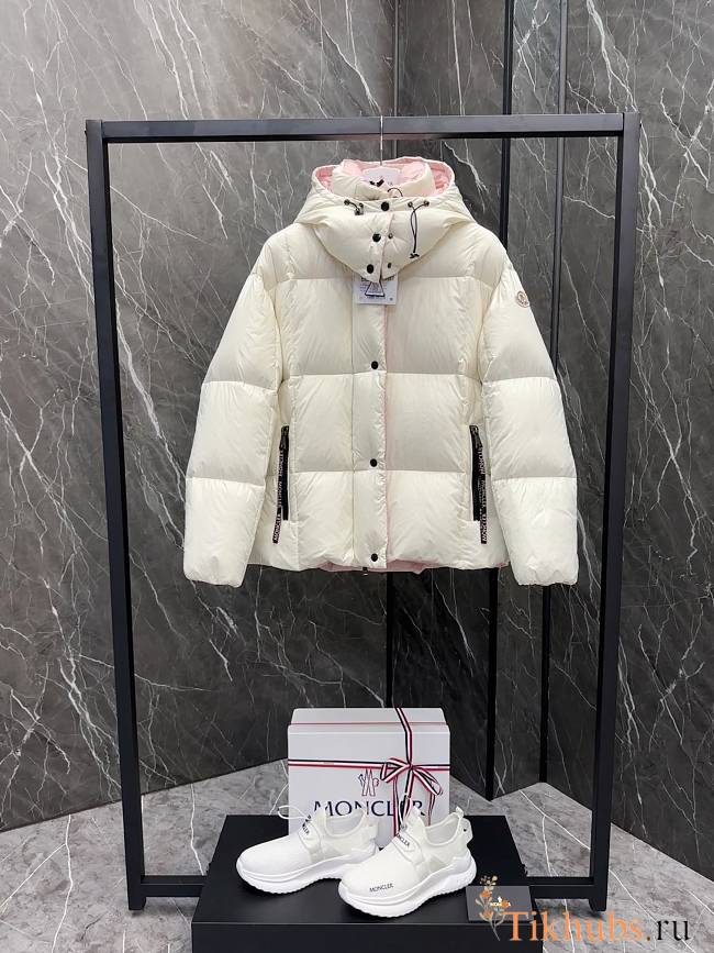 Moncler White Pink Jacket - 1