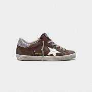 Golden Goose Suede Superstar Brown Sneakers - 1