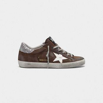 Golden Goose Suede Superstar Brown Sneakers