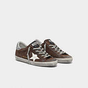 Golden Goose Suede Superstar Brown Sneakers - 4