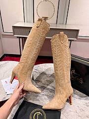 Christian Louboutin Santia Botta 85mm Boots Beige - 3