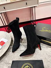 Christian Louboutin Santigag 85mm Low Boots Black - 4