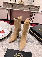 Christian Louboutin Santigag 85mm Low Boots Beige - 2