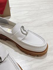 Christian Louboutin CL Moc Lug Black Leather Loafer - 5