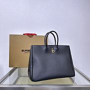 Burberry Medium Rocking Horse Tote Black 35.5x18x28cm - 4