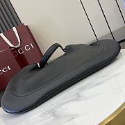 Gucci B Medium Shoulder Bag Black 49x46x4cm - 6