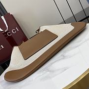 Gucci B Medium Shoulder Bag Natural Canvas 49x46x4cm - 6