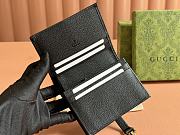 Gucci Jackie 1961 Card Case Wallet Black 11x8.5cm - 2