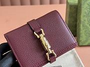 Gucci Jackie 1961 Card Case Wallet Red 11x8.5cm - 2