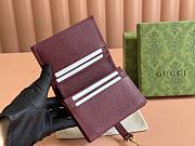 Gucci Jackie 1961 Card Case Wallet Red 11x8.5cm - 3