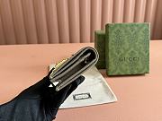 Gucci Jackie 1961 Card Case Wallet Taupe 11x8.5cm - 4