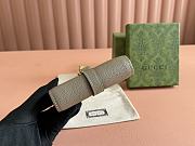 Gucci Jackie 1961 Card Case Wallet Taupe 11x8.5cm - 3