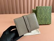 Gucci Jackie 1961 Card Case Wallet Taupe 11x8.5cm - 5