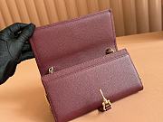 Gucci Jackie 1961 Chain Red Wallet 19x10x3cm - 3