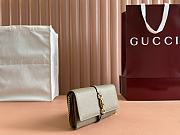 Gucci Jackie 1961 Chain Taupe Wallet 19x10x3cm - 3