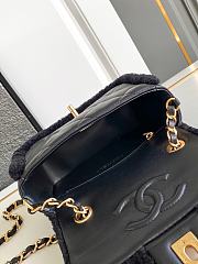 Chanel Mini Flap bag Fleece Gold Black 18x12x6cm - 2