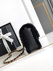 Chanel Flap bag Fleece Gold Black 23.5x16x7.5cm - 4