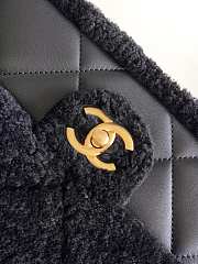 Chanel Flap bag Fleece Gold Black 23.5x16x7.5cm - 2