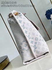 Louis Vuitton LV Carmel Mahina Bag Brume Grey 40x35x17cm - 3
