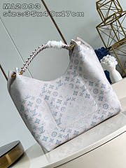 Louis Vuitton LV Carmel Mahina Bag Brume Grey 40x35x17cm - 2