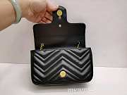 Gucci Marmont Matelassé Mini Bag Black 20x13x6cm - 5