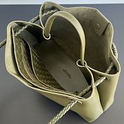 Bottega Veneta Andiamo Bag Green Leather 32x24x12cm - 3