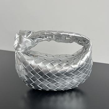Bottega Veneta Mini Jodie Silver 23x28x8cm
