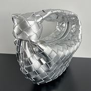 Bottega Veneta Mini Jodie Silver 23x28x8cm - 4