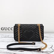 Gucci Marmont Small Black Bag 26x15x7cm - 3