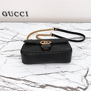 Gucci Marmont Small Black Bag 26x15x7cm - 5