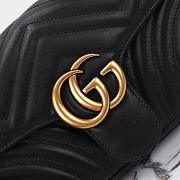 Gucci Marmont Small Black Bag 26x15x7cm - 6