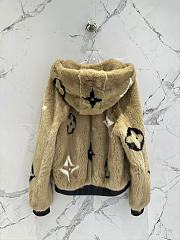 Louis Vuitton LV Mink Hooded Bomber Jacket - 4