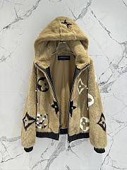 Louis Vuitton LV Mink Hooded Bomber Jacket - 2