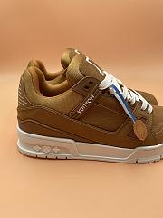 Louis Vuitton LV Trainer Beige Sneaker - 5