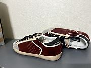 Golden Goose Penstar Burgundy Suede Sneaker - 3