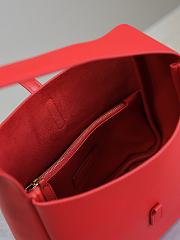 YSL LE 5 À 7 Small Red Leather 23x22x8.5cm - 6