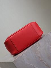 YSL LE 5 À 7 Small Red Leather 23x22x8.5cm - 3