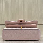 Chanel Medium Flap Bag Light Pink Gold Lambskin 25cm - 3