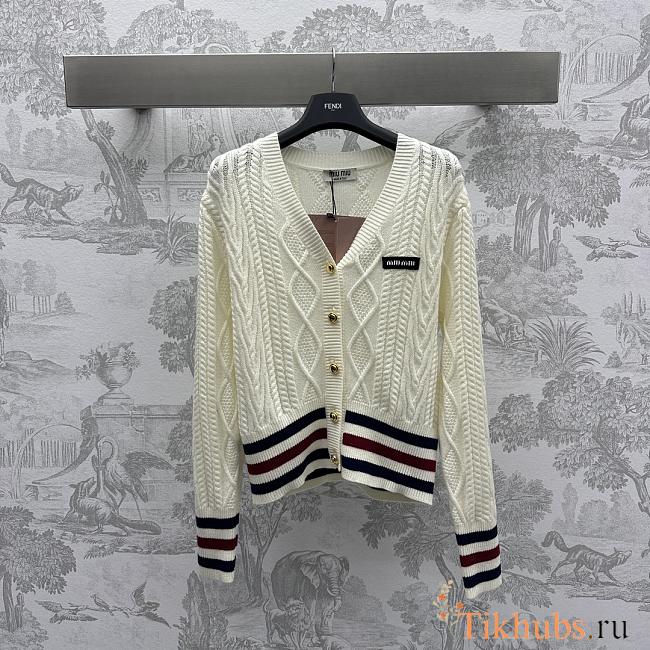 Miu Miu White Cardigan 02 - 1