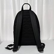  Dior Rider Backpack Black Oblique Jacquard 30x42x15cm - 6