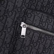  Dior Rider Backpack Black Oblique Jacquard 30x42x15cm - 2