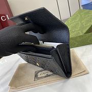 Gucci GG Emblem Continental Wallet Black 19x11x3cm - 3