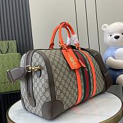 Gucci Savoy Medium Duffle Bag Orange 44x28.5x24.5cm - 5