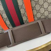 Gucci Savoy Medium Duffle Bag Orange 44x28.5x24.5cm - 3