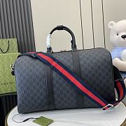 Gucci GG Duffle Bag Black 45x30x24.5cm - 6