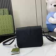 Gucci Super Mini Shoulder Bag Black 20x14x5.5cm - 4