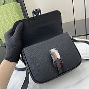 Gucci Super Mini Shoulder Bag Black 20x14x5.5cm - 2