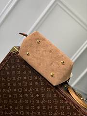 Louis Vuitton LV Bella Beige Suede 22x19x14cm - 4